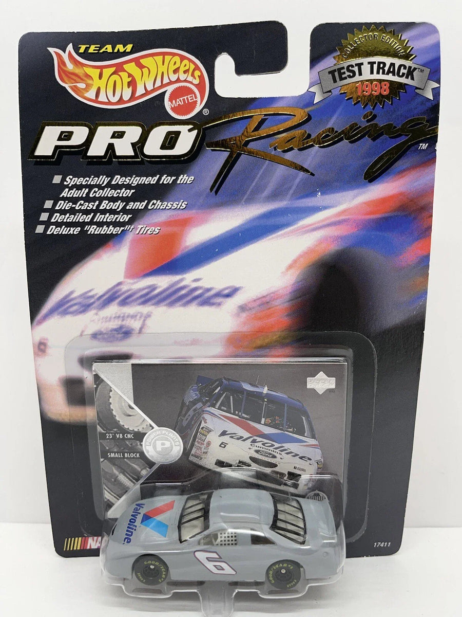 Hot Wheels Pro Racing Test Track 1998 Collector Edition - Valvoline #6 NASCAR