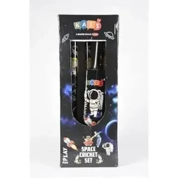 Space Cricket Set Junior - product box packaging by Simarr