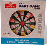 3 in 1 Dart Game Senior - product box packaging by Play Zing