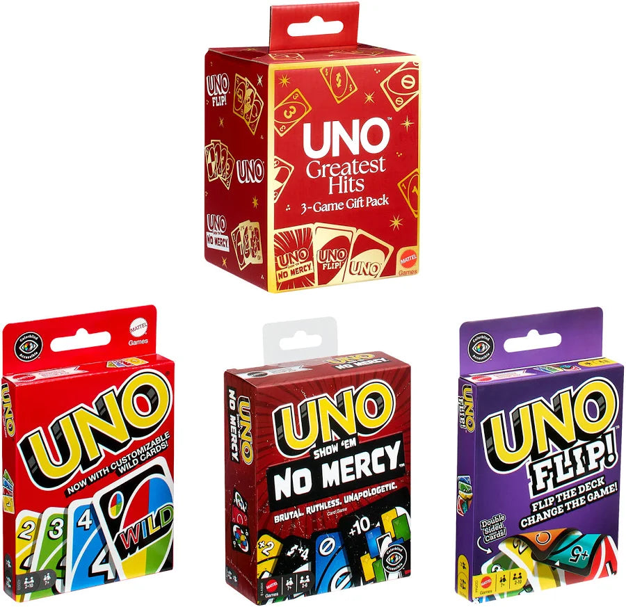 UNO Greatest Hits 3-Game Gift Pack