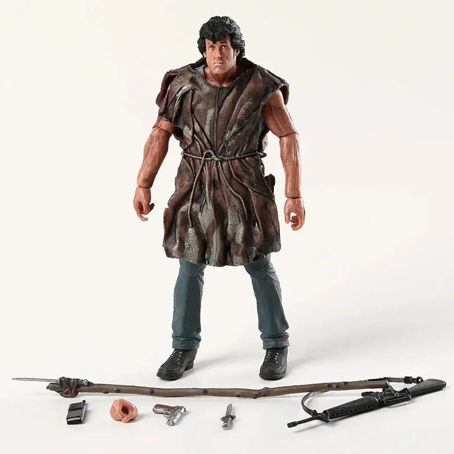 NECA Rambo – John J. Rambo Survival Version Action Figure (First Blood)